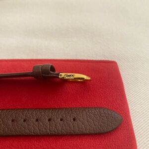 Brown Leather Men's strap Spidel 16mm